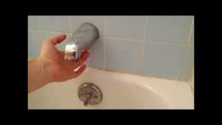 Bath Tub Spout Removal and Installation [upl. by Nnylorac]