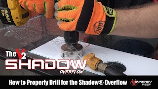 How to Drill your aquarium for the Shadow® V1 V2 amp V3 Overflow Kits [upl. by Jasmine]