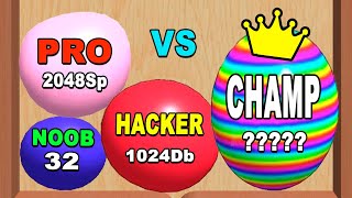 1st place in Blob Merge 3D Gameplay Video  NOOB vs PRO vs HACKER vs CHAMP  Unlocked everything [upl. by Wilber]