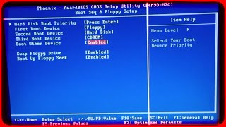 Cómo Iniciar o Arrancar Desde USB En Bios o PC Antigua [upl. by Scholz86]