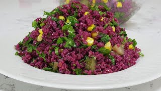 Şalgamlı Bulgur Salatası Tarifi ve Malzemeleri [upl. by Mike]