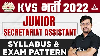 KVS Syllabus 2022  KVS Junior Secretariat Assistant Syllabus  KVS Recruitment 2022 [upl. by Kcyred]