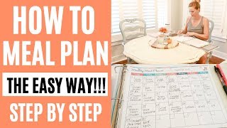 HOW TO MEAL PLAN THE EASY WAY  MONTHLY MEAL PLANNING  Amy Darley [upl. by Arden288]