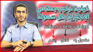 English 01  تعلم الإنجليزية من الصفر مع الأستاذ ناصري  تركيب جملة [upl. by Enialb]