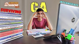 📚Surviving CA Intermediate Preps😮‍💨  Chasing Dreams ep6✨  CA Inter study vlogs🔥 [upl. by Rosmunda]