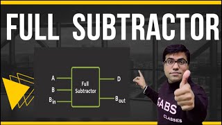 Best Best Full Subtractor Truth Table  Full Subtractor Circuit Diagram  full subtractor in hindi [upl. by Hurty345]