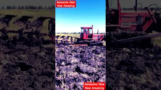 Deep ploughing and soil pulverizing heavy ploughing machinery with awesome efficiency [upl. by Ecnarretal]