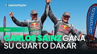 Carlos Sainz gana su cuarto Dakar [upl. by Callean936]