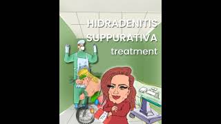 hidradenitis suppurativa  treatment mnemonics dermatology easy learning [upl. by Arodoeht470]