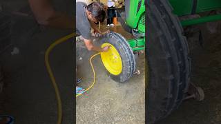 Tyre mai itna pani aa gya😱 shortsfeed 218 minivlog dsajayrathi [upl. by Elyag646]