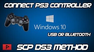 How To Connect PS3 Controller To PC On Windows 10 SCP DS3 Method [upl. by Akram357]