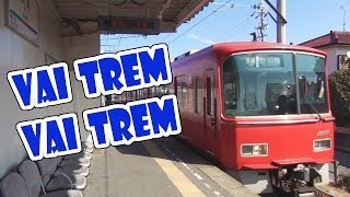 Estação de trem simples do Japão  Japão Nosso De Cada Dia [upl. by Eittik]