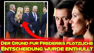 EXKLUSIVDer Grund für die überraschende Entscheidung von König Frederik von Dänemark wurde enthüllt [upl. by Maddock632]