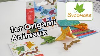 Pochette 1er Origami Animaux  Démo en français HD FR [upl. by Notsle855]