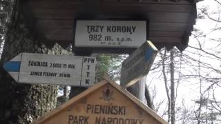 Trzy Korony z Krościenka nad Dunajcem  15042016r [upl. by Suirradal]