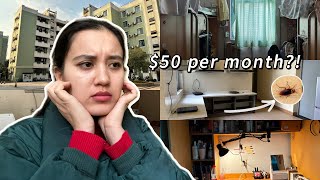 A SUPER AFFORDABLE DORMITORY IN CHINA SICHUAN UNIVERSITY DORM TOUR [upl. by Perpetua556]