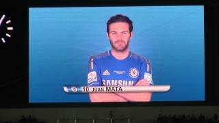 121213 Monterrey×Chelsea チェルシーメンバー発表 [upl. by Eralc]