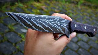 Knife making  Making the BLACK HUNTER [upl. by Xed]