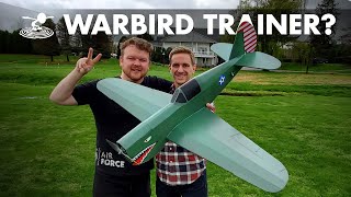 Building and Flying My First Warbird 🤞  FT P40 Warhawk [upl. by Peadar]