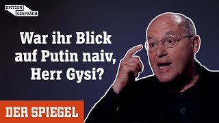 Gregor Gysi im Talk War ihr Blick auf Putin naiv  DER SPIEGEL [upl. by Dusen]