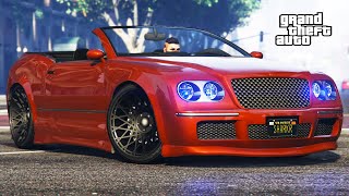 Enus Cognoscenti Cabrio Review amp Best Customization  GTA 5 Online Bentley Continental GT  Luxury [upl. by Ynnor]