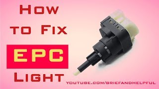 How to Fix EPC Light [upl. by Leksehc]