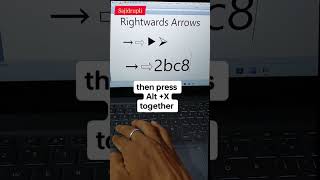 Rightways arrow shortcut for word sajidrupli [upl. by Enelegna441]