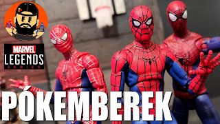 Nincs Hazaút Pókemberek  HASBRO Marvel Legends SpiderMan No Way Home figurák TobeyAndrew amp Tom [upl. by Yennek567]