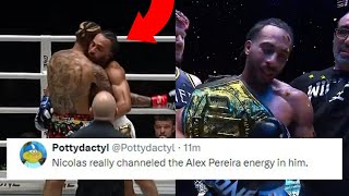 FIGHTERS REACT TO REGIAN EERSEL VS ALEXIS NICOLAS  EERSEL VS NICOLAS REACTIONS [upl. by Eitteb186]