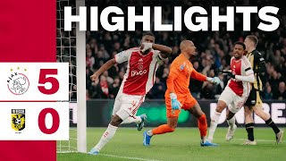 Great goals great win ⚪🔴⚪  Highlights Ajax  Vitesse  Eredivisie [upl. by Akalam]