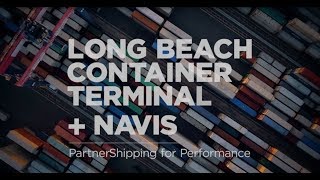 Long Beach Container Terminal  Navis Leading the Industry in Innovation [upl. by Adnohsak]