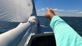 Solo Sailing Pearson 26  Ep 37 [upl. by Mala]