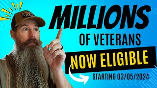 Millions of Veterans Now Eligible For one of the most soughtafter benefits veterans disability [upl. by Zzabahs755]