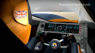 Bloodhound SSC vs Eurofighter  The Supersonic Race HD [upl. by Amalbena353]