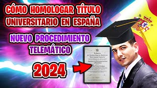 ✅ HOMOLOGACIÓN DEL BACHILLERATO EN ESPAÑA concedidos en 8 dias Paso a Paso y Tips [upl. by Deyes]