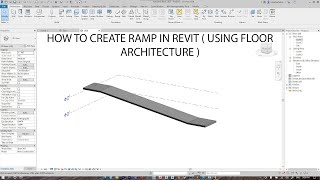 HOW TO CREATE RAMP IN REVIT  USING FLOOR ARCHITECTURE [upl. by Ettedanreb384]