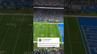 Ford Field Chants for Jared Goff before NFC Wild Card Round  Detroit Lions shorts [upl. by Ciccia]