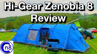 Pitching The HiGear Zenobia 8 Nightfall Tent [upl. by Ardeth]