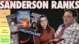 Brandon Sanderson Ranks His Own Books  Ft Brandon Sanderson [upl. by Enehs]