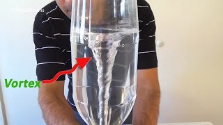 Create Vortex inside of a Bottle  Amazing Science Experiment [upl. by Lipcombe]