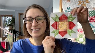 Block 11 2024 Scrappy Sampler Mystery Block of the Week quilt block tutorial [upl. by Ener]