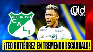 ¡QUÉ HICISTE TEO EL ATACANTE DEL DEPORTIVO CALI RECIBE FUERTE SANCIÓN Y GENERA ESCÁNDALO EN LA LIGA [upl. by Ahsiela765]