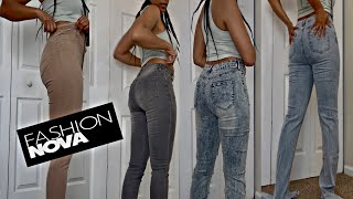 Fashion Nova Jeans  haul 😍  honest review [upl. by Eelahc]