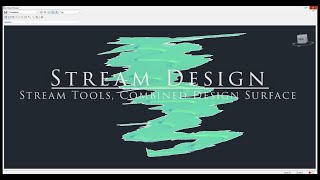 4  Bankfull profile Stream Tools and combined design surface in Civil 3D [upl. by Callery]