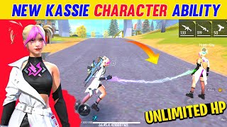 Kassie Character Ability 🔥  Free Fire New Character Ability [upl. by Perrins]