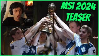 Caedrel Reacts To MSI 2024 Teaser [upl. by Schreiber198]