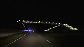 Night Drive On The A44 amp A4440 Worcester Bypass Worcestershire England 15th October 2023 [upl. by Aceissej782]