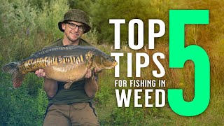 TOP 5 TIPS FOR FISHING IN WEED with Neil Spooner Carp Fishing Knowhow Mainline Baits Carp Fishing [upl. by Hurst448]