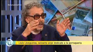 TV3  Els Matins  Lluís Llongueras seixanta anys dedicats a la perruqueria [upl. by Orelee]