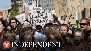 Live Thousands of Fridays for Future activists join Global Climate Strike in Berlin [upl. by Hong]